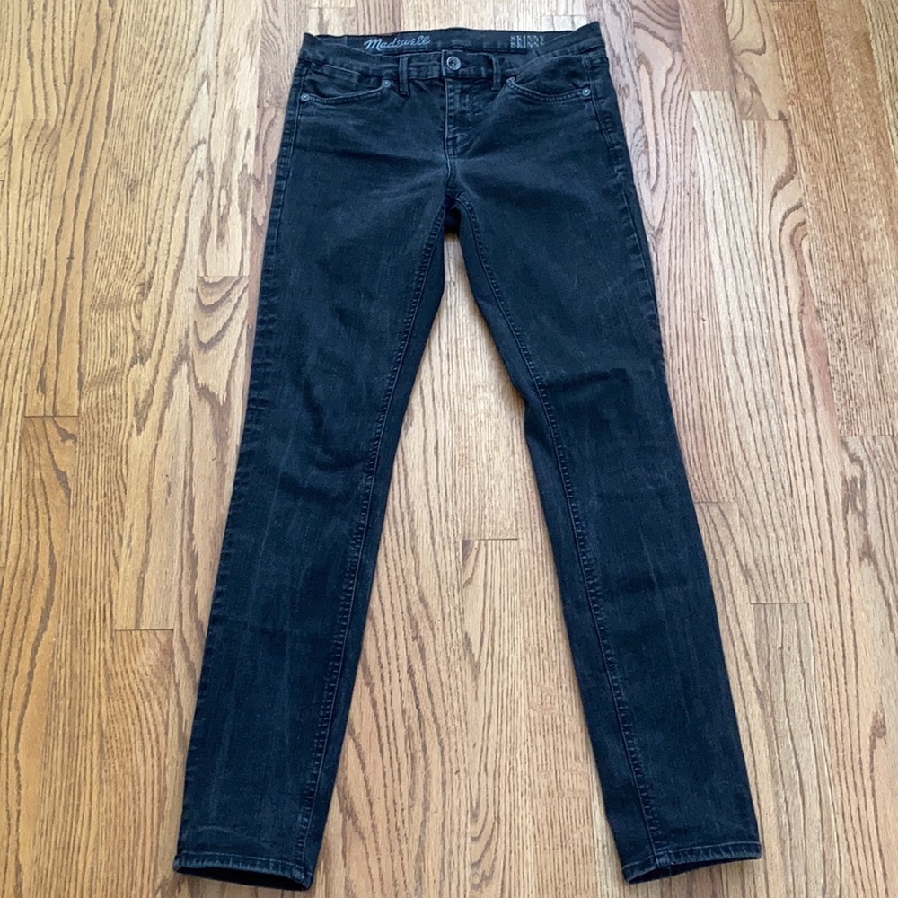 Madewell “skinny skinny” low rise jeans